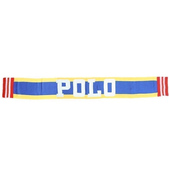POLO Ralph Lauren Unisex Vibrant multi-color scarf - Picture 7 of 7